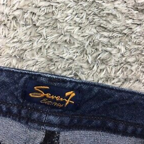 Seven7 Dojo Capri Jeans Womens Size 2 Blue Denim Dark Wash Stretch - Picture 11 of 11